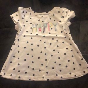 Girls “happy” 18 month top